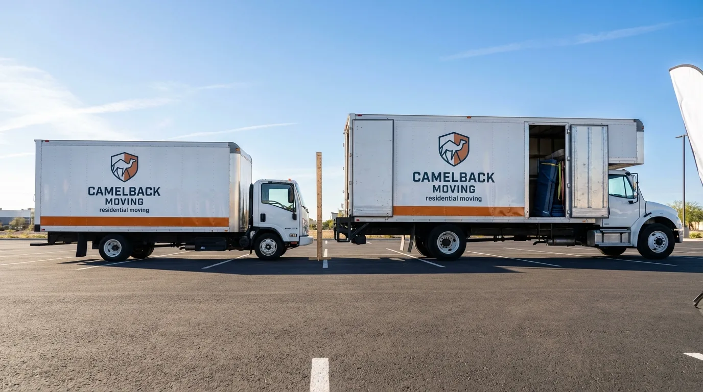 Moving truck size capacity guide in Negaunee